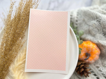 1 Sheet, Approx 13x90cm, Mini Polka Print Water Decal Image Transfer for Polymer Clay / Ceramics
